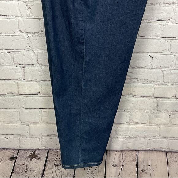 N Touch Denim Jeans Women's Plus Sz 20W Blue Stretch Straight Leg Casual Comfort - Picture 4 of 10